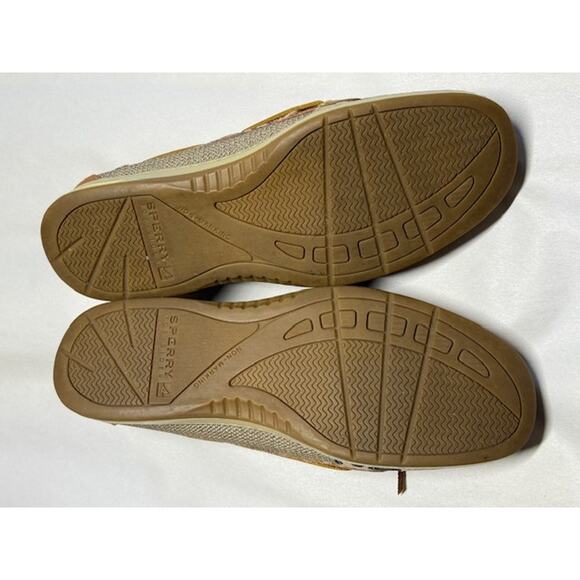 Sperry Top-Sider Leopard Print Boat Shoes Women's Size 9 Coastal Studded Loafers - Picture 4 of 8
